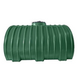 2500 Litre Horizontal Water Tank Green