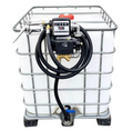 1000 Litre IBC Tank with 220V Diesel/Petrol Electric Pump Kit